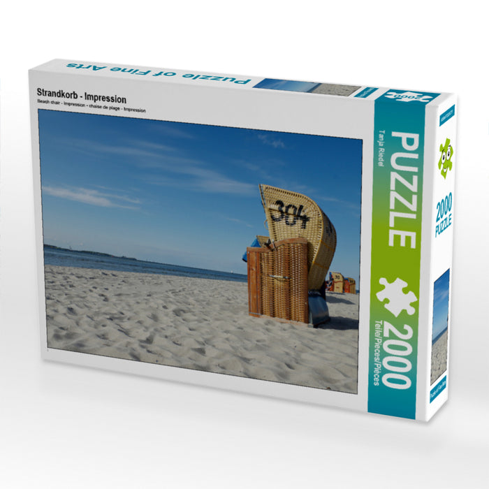 Beach chair - Impression - CALVENDO photo puzzle 