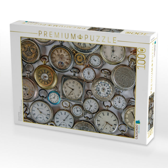 Uhrensammlung - CALVENDO Foto-Puzzle'
