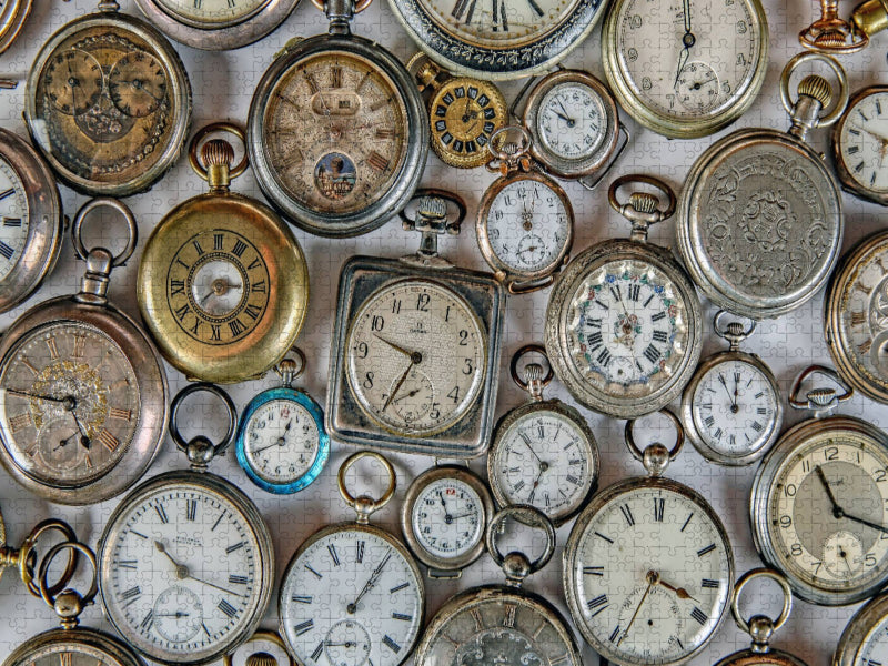 Uhrensammlung - CALVENDO Foto-Puzzle'