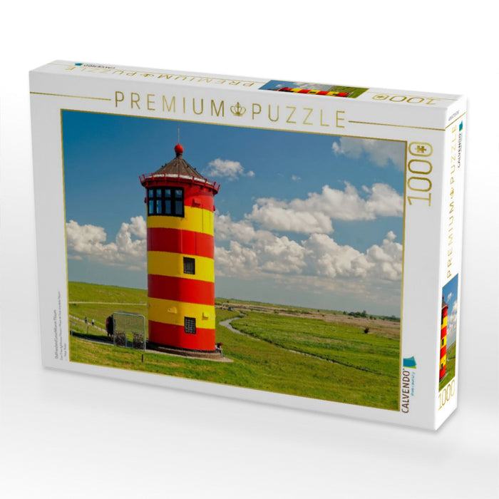 Ostfriesland Leuchtturm Pilsum - CALVENDO Foto-Puzzle'