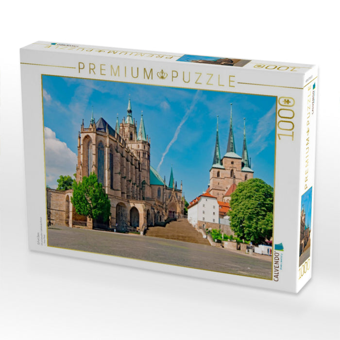 Erfurt Dom - CALVENDO Foto-Puzzle'