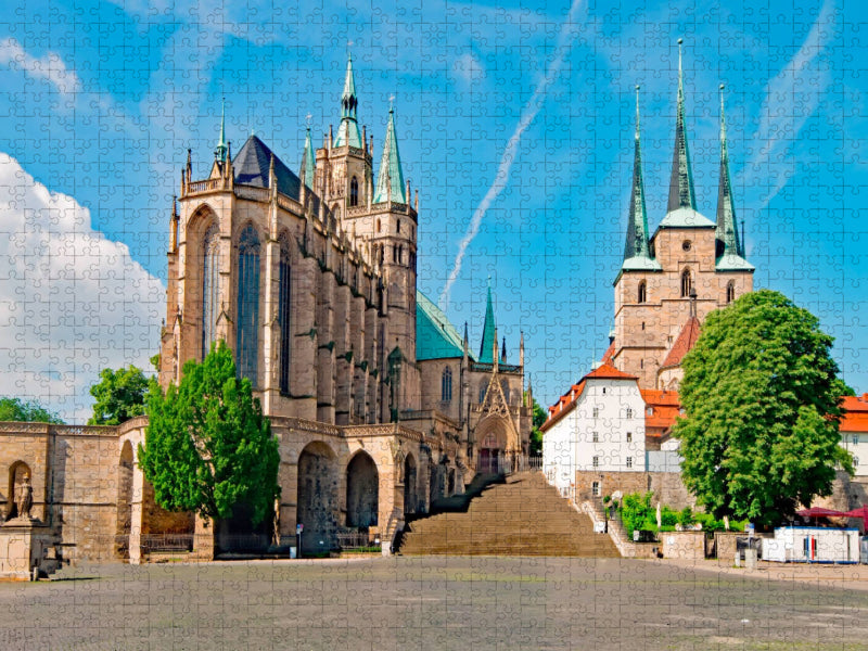 Erfurt Dom - CALVENDO Foto-Puzzle'