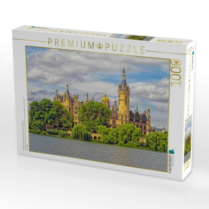 Mecklenburg-Vorpommern Schwerin Schloss - CALVENDO Foto-Puzzle'