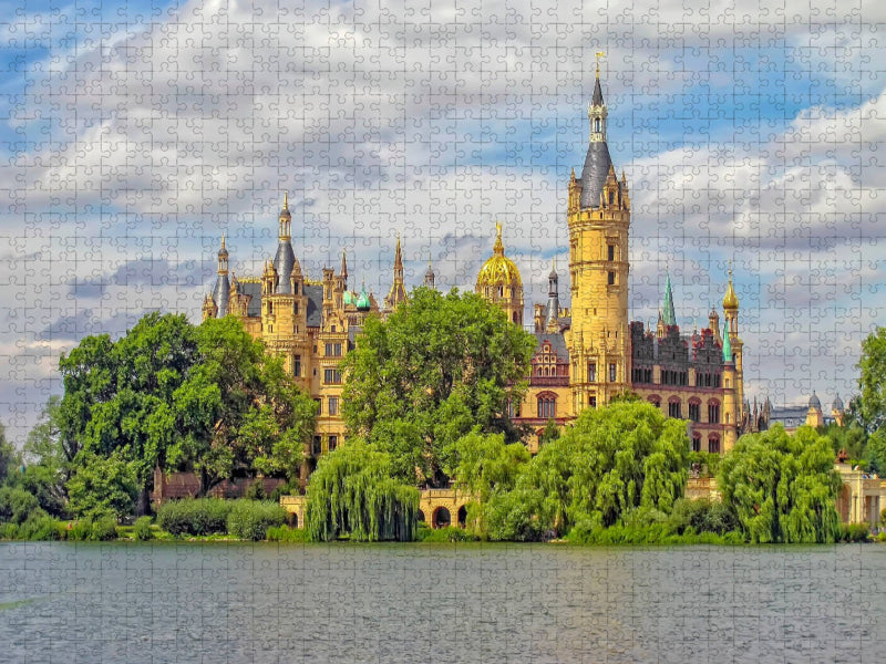 Mecklenburg-Vorpommern Schwerin Schloss - CALVENDO Foto-Puzzle'
