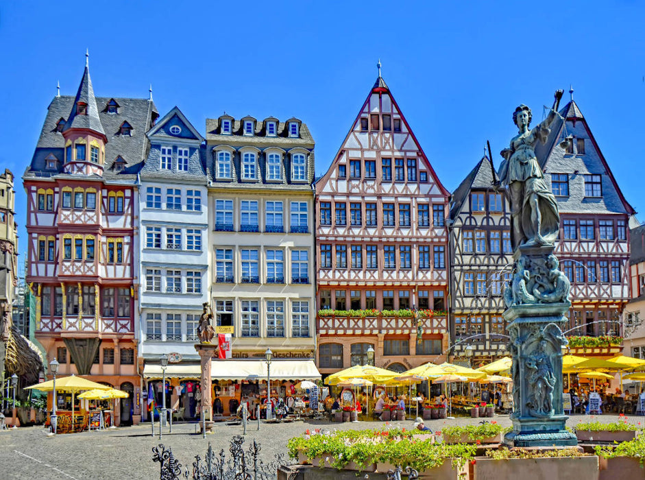 Frankfurt Römerberg - CALVENDO Foto-Puzzle'