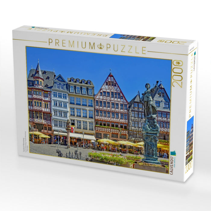 Frankfurt Römerberg - CALVENDO Foto-Puzzle'