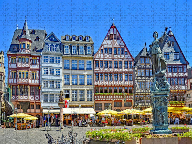 Frankfurt Römerberg - CALVENDO Foto-Puzzle'