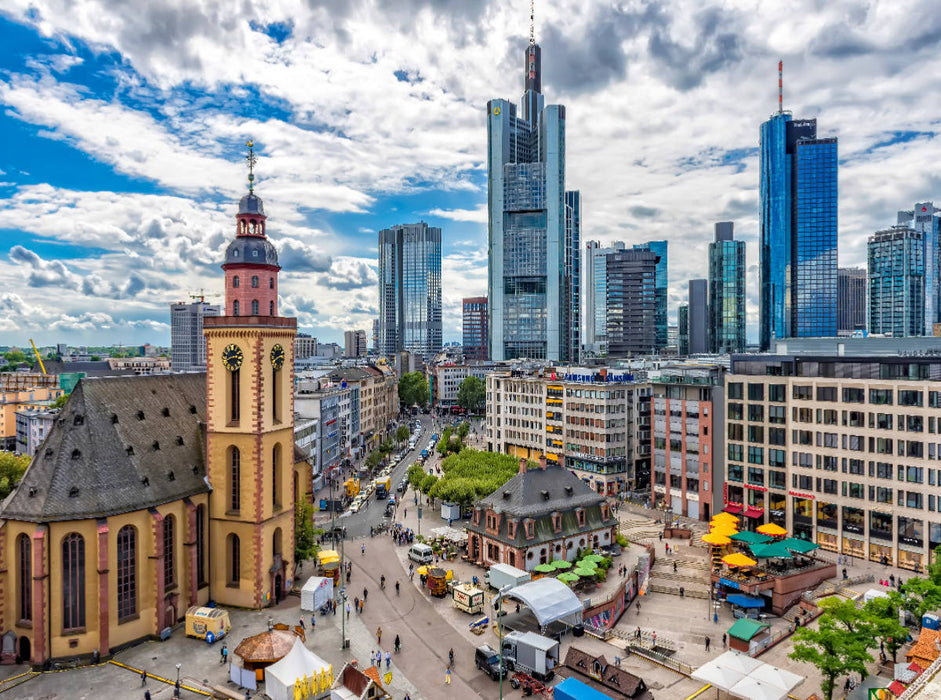 Frankfurt Hauptwache und Katharinenkirche - CALVENDO Foto-Puzzle'