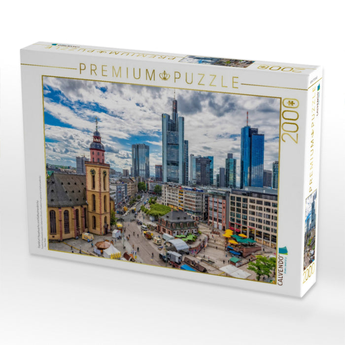 Frankfurt Hauptwache und Katharinenkirche - CALVENDO Foto-Puzzle'