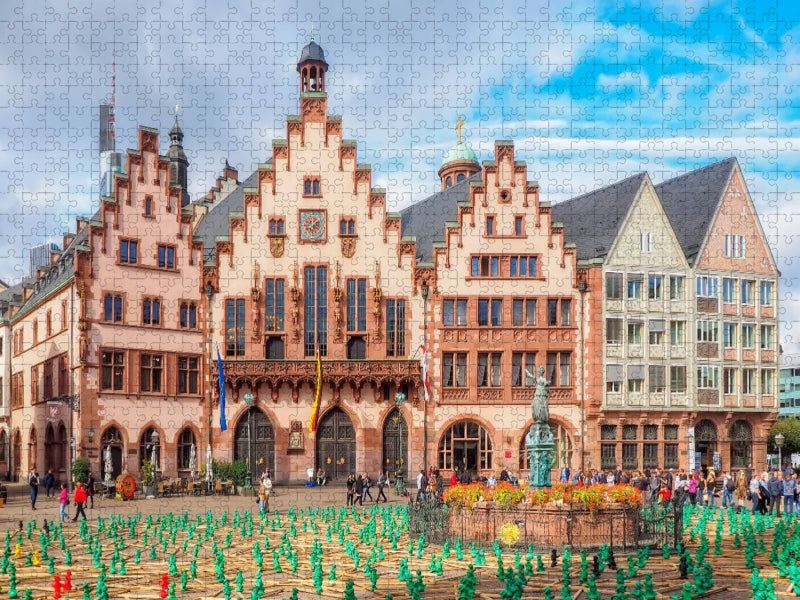Frankfurt Rathaus Römer - CALVENDO Foto-Puzzle'
