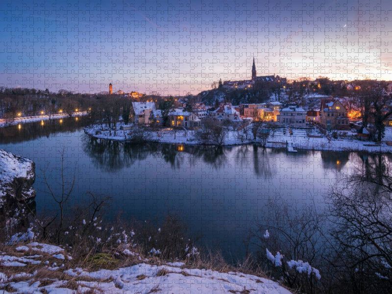 Giebichenstein und Kröllwitz in Halle - CALVENDO Foto-Puzzle'