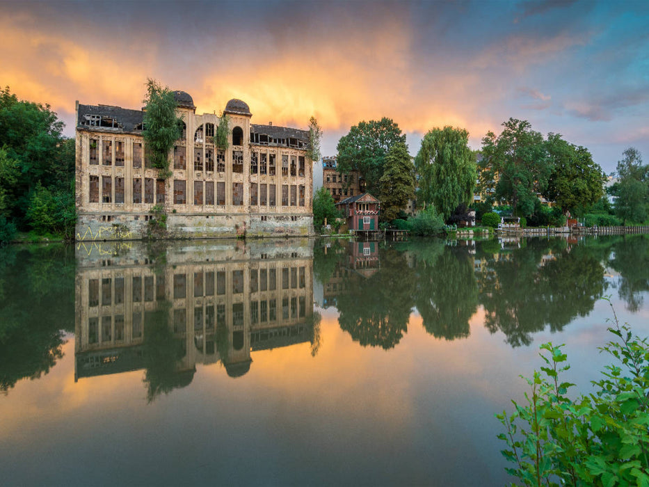 Freyberg-Brauerei in Halle-Saale - CALVENDO Foto-Puzzle'