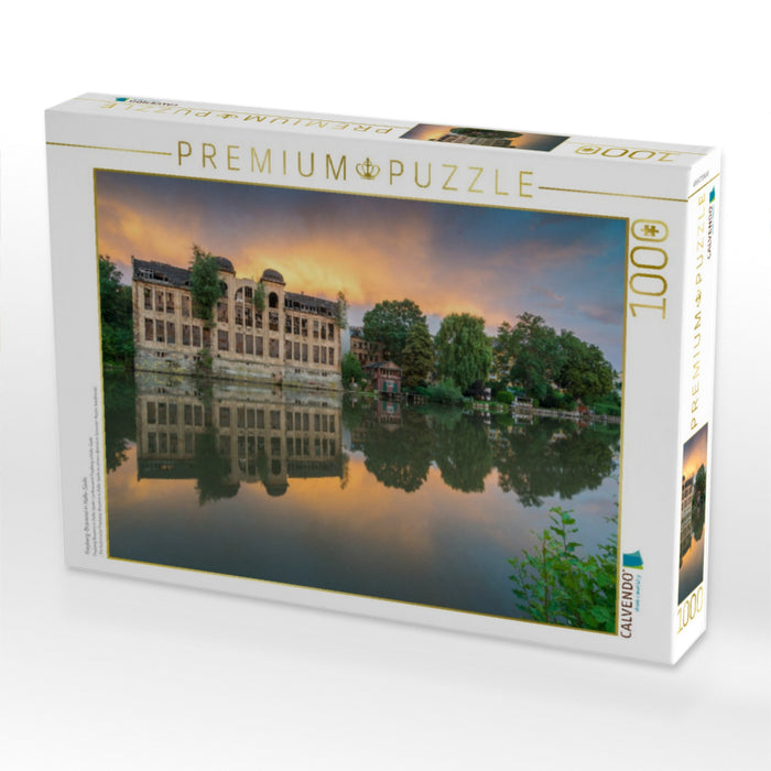 Freyberg-Brauerei in Halle-Saale - CALVENDO Foto-Puzzle'
