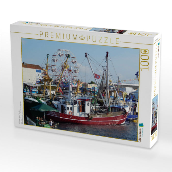 Büsumer Hafen / Nordsee - CALVENDO Foto-Puzzle'