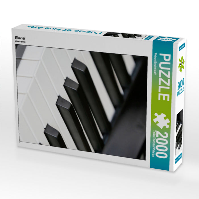 Klavier 2000 Teile Puzzle hoch - CALVENDO Foto-Puzzle'