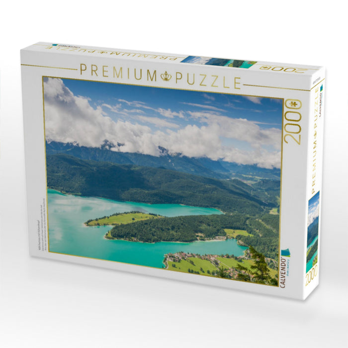 Walchensee mit Katzenkopf - CALVENDO Foto-Puzzle'