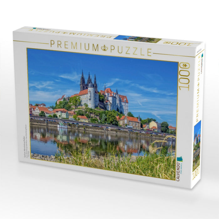 Sachsen, Albrechtsburg Meißen - CALVENDO Foto-Puzzle'