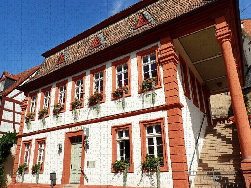 Das barocke Rathaus von 1750 in Freinsheim an der Weinstraße - CALVENDO Foto-Puzzle'