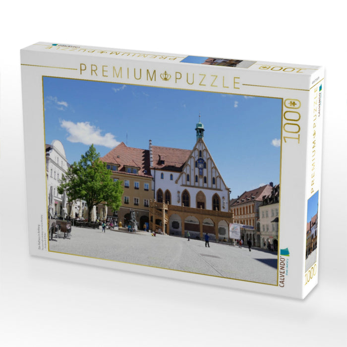 Das Rathaus in Amberg - CALVENDO Foto-Puzzle'