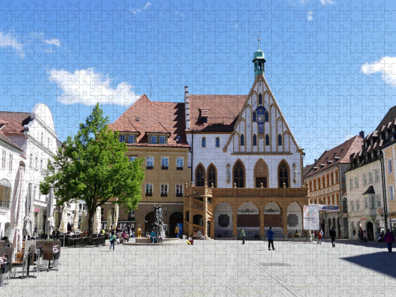 Das Rathaus in Amberg - CALVENDO Foto-Puzzle'