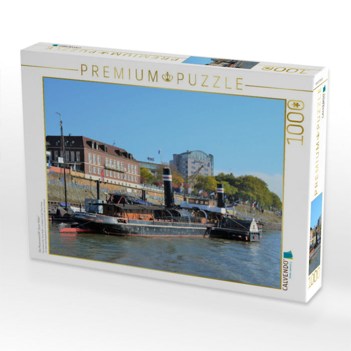 Das Museumsschiff „Oscar Huber“ - CALVENDO Foto-Puzzle'