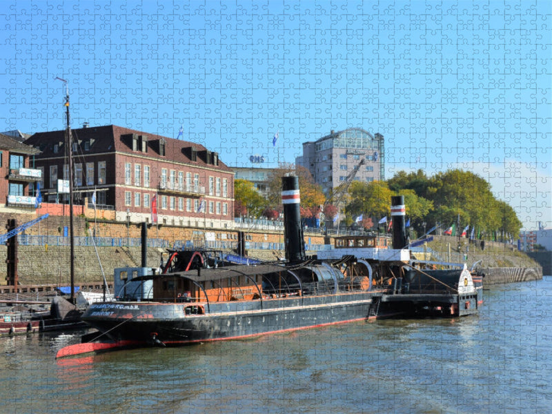 Das Museumsschiff „Oscar Huber“ - CALVENDO Foto-Puzzle'