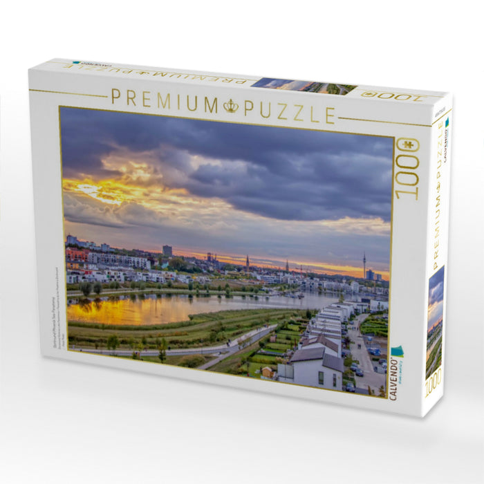 Dortmund Phoenix See Panorama - CALVENDO Foto-Puzzle'