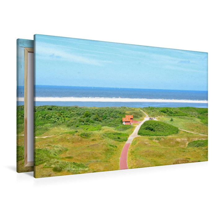 Premium Textil-Leinwand Blick aufs Meer