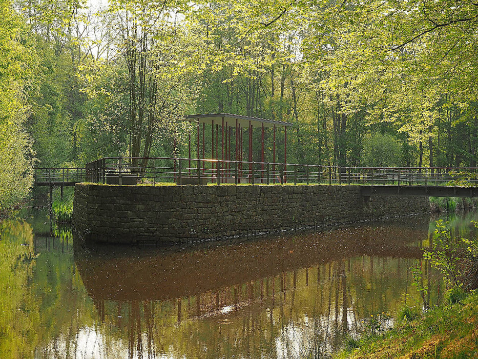 Dalkeinsel Ein Motiv aus dem Kalender Impressionen Gütersloh entlang der Dalke von Beate Gube - CALVENDO Foto-Puzzle'