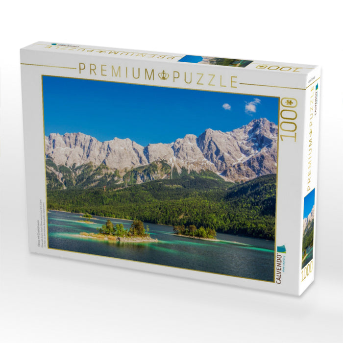 Eibsee mit Zuspitzmassiv - CALVENDO Foto-Puzzle'