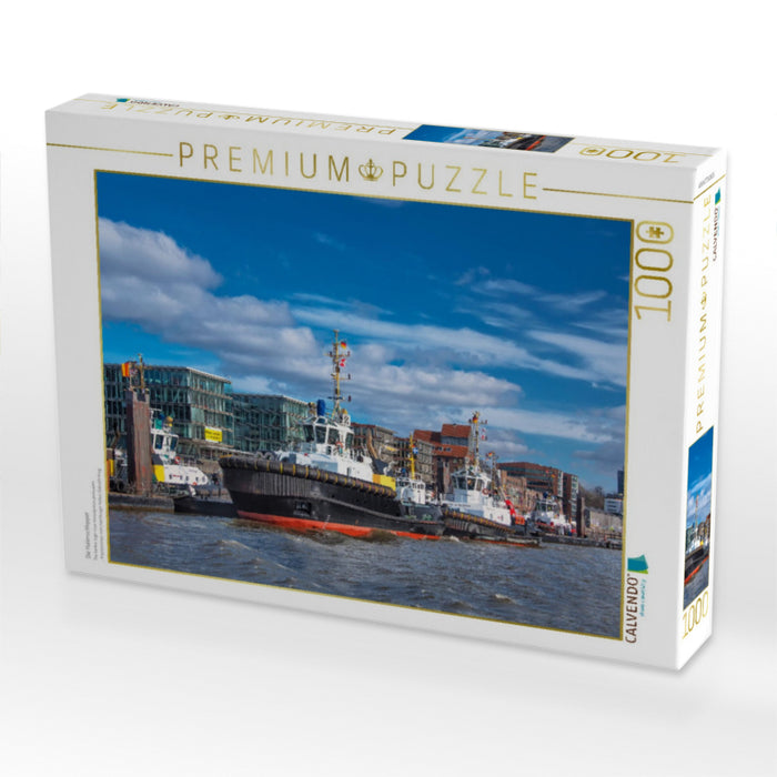 Die Hafenschlepper - CALVENDO Foto-Puzzle'
