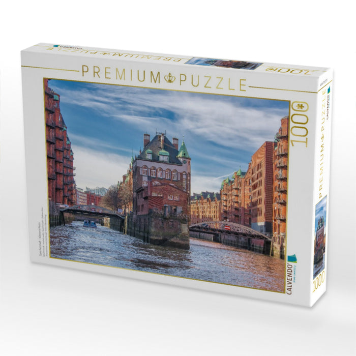 Speicherstadt - Wasserschloss - CALVENDO Foto-Puzzle'