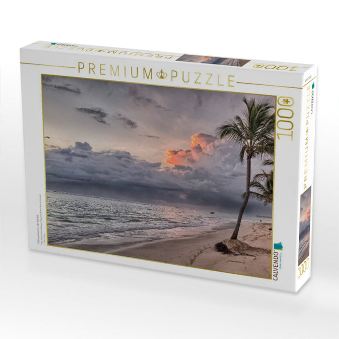 Palmenstrand in der Karibik - CALVENDO Foto-Puzzle'