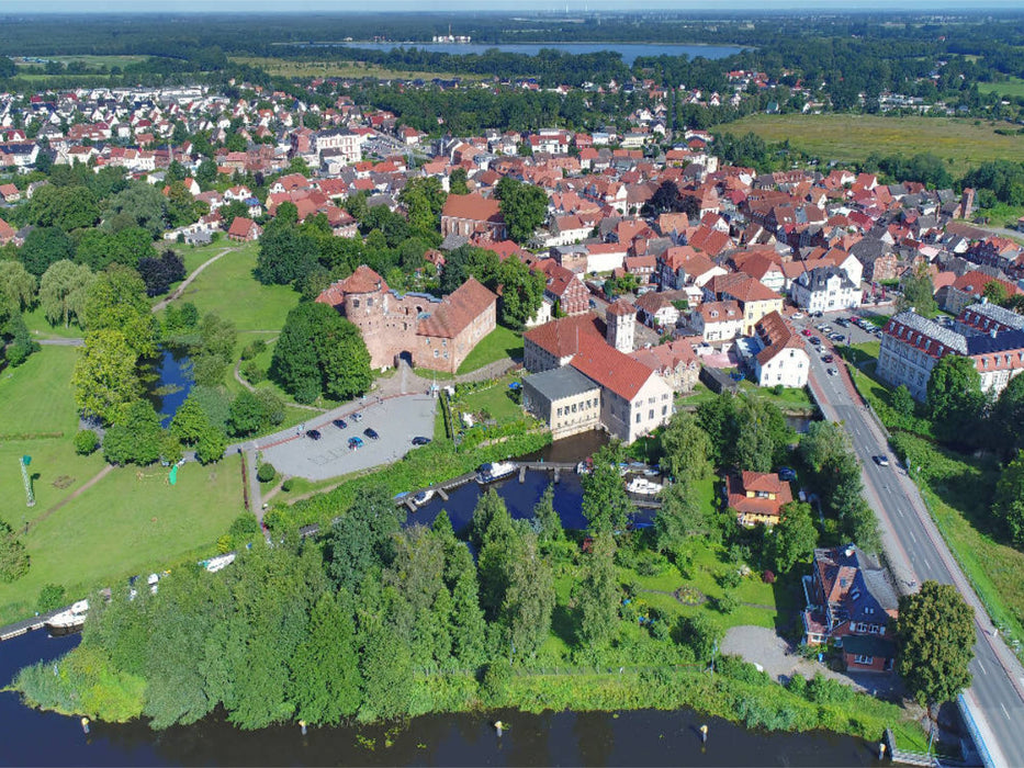 Altstadtpanorama - Neustadt-Glewe - CALVENDO Foto-Puzzle'