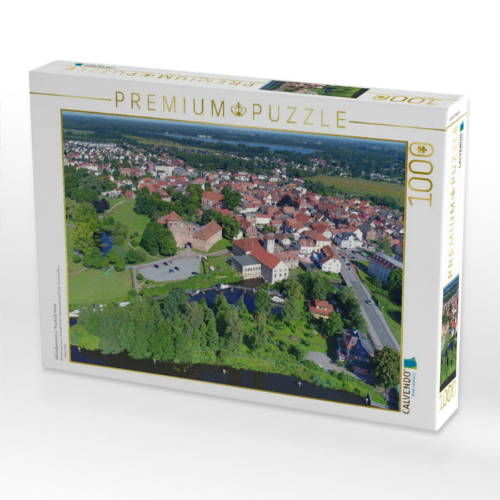 Altstadtpanorama - Neustadt-Glewe - CALVENDO Foto-Puzzle'