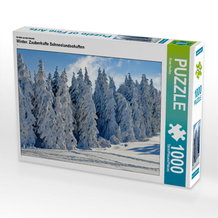 Ein Motiv aus dem Kalender Winter. Zauberhafte Schneelandschaften 1000 Teile Puzzle quer - CALVENDO Foto-Puzzle'