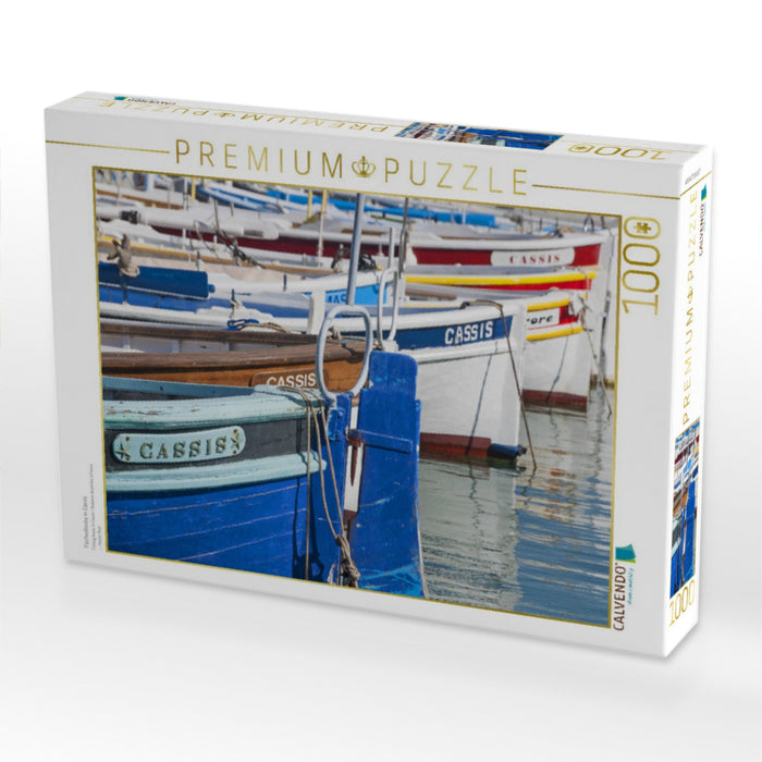 Fischerboote in Cassis - CALVENDO Foto-Puzzle'
