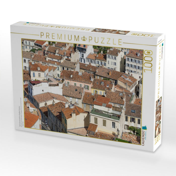 Dächerlandschaft im Stadtteil Vauban - CALVENDO Foto-Puzzle'