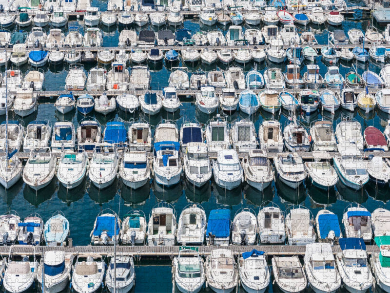Boote im Vieux Port - CALVENDO Foto-Puzzle'