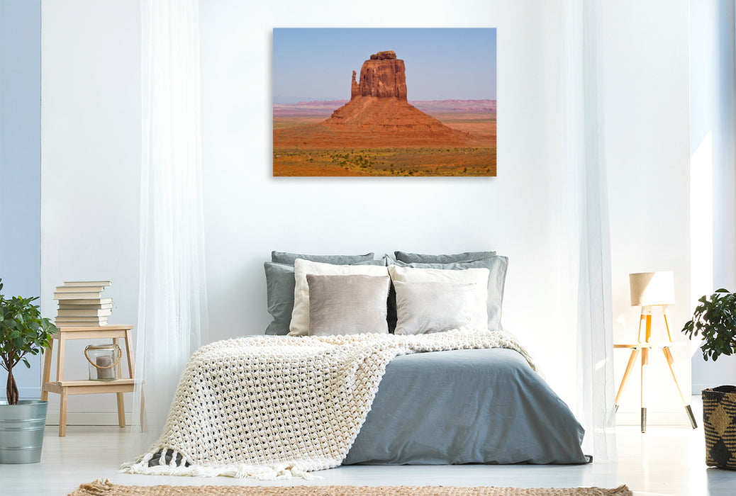 Toile textile premium Toile textile premium 120 cm x 80 cm paysage Un motif du calendrier de Monument Valley 