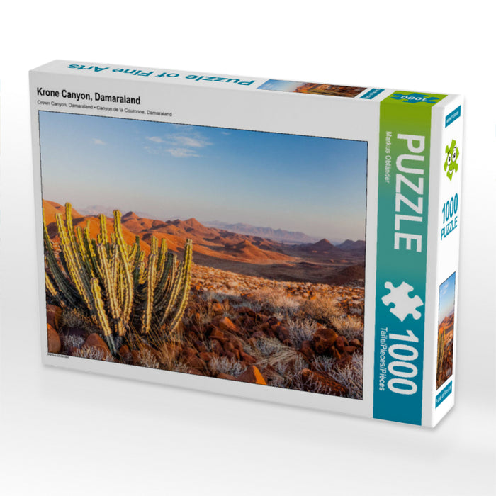 Krone Canyon, Damaraland - CALVENDO photo puzzle 