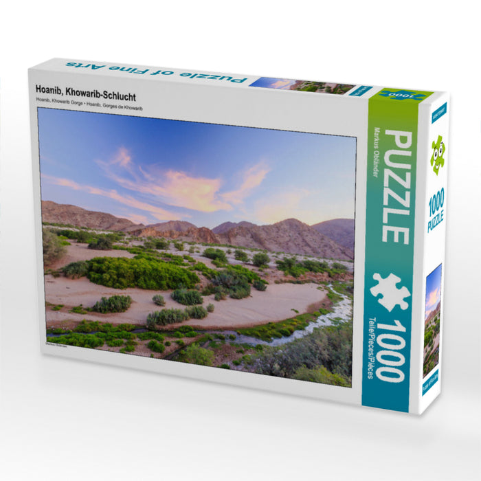 Hoanib, Khowarib-Schlucht 1000 Teile Puzzle quer - CALVENDO Foto-Puzzle'