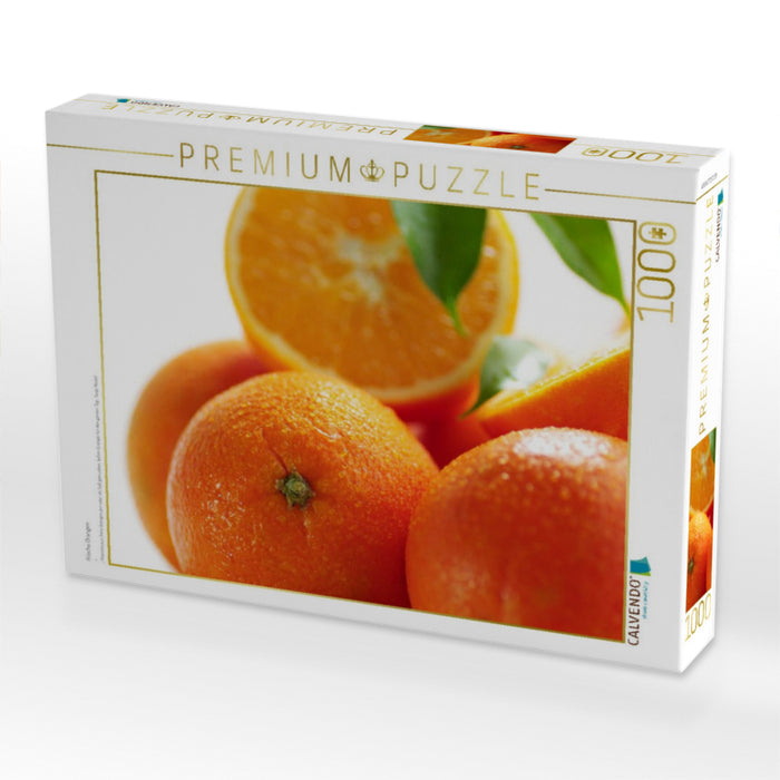 Frische Orangen - CALVENDO Foto-Puzzle'