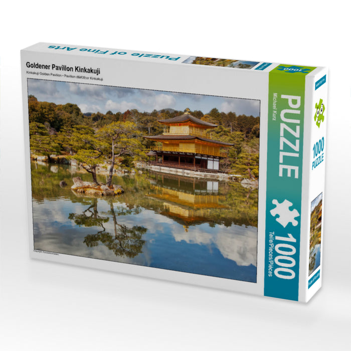 Goldener Pavillon Kinkakuji 1000 Teile Puzzle quer - CALVENDO Foto-Puzzle'