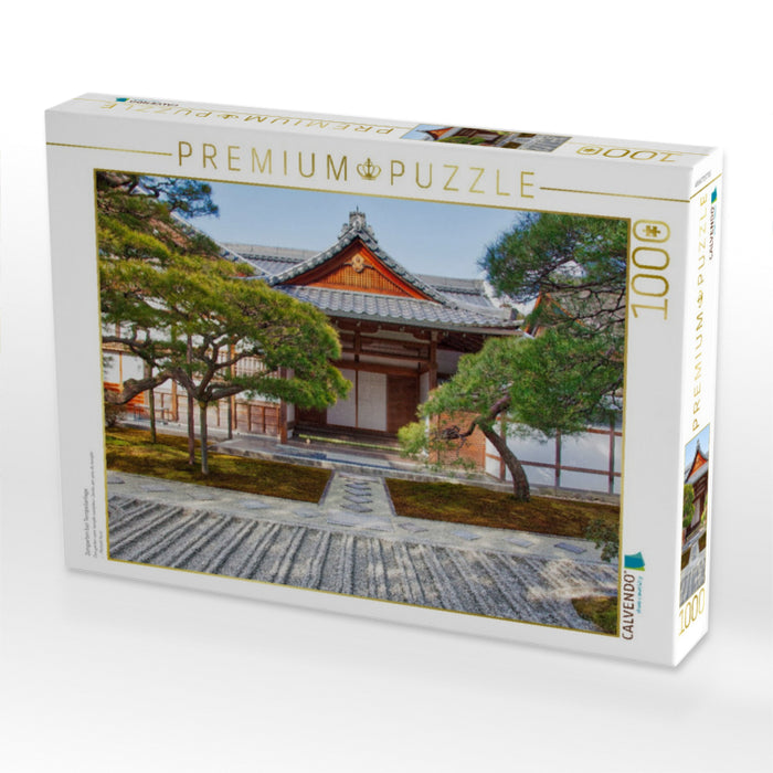Zengarten bei Tempelanlage - CALVENDO Foto-Puzzle'