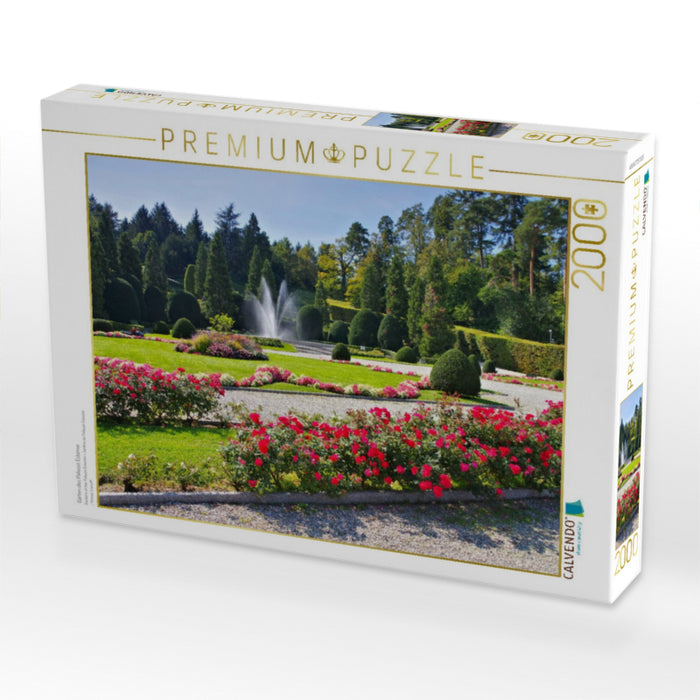 Gärten des Palazzo Estense - CALVENDO Foto-Puzzle'