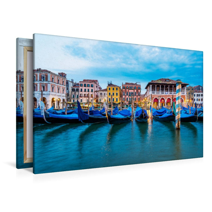 Toile textile premium Toile textile premium 120 cm x 80 cm paysage Venise - Campo della Pescaria 