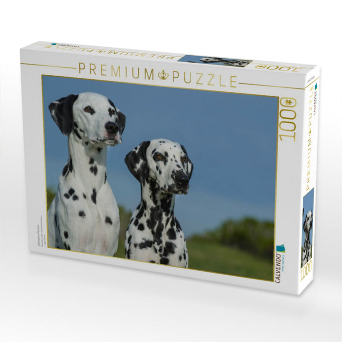 Dalmatiner Pärchen - CALVENDO Foto-Puzzle'