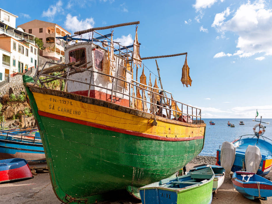 Fischerboot in Camara de Lobos - CALVENDO Foto-Puzzle'