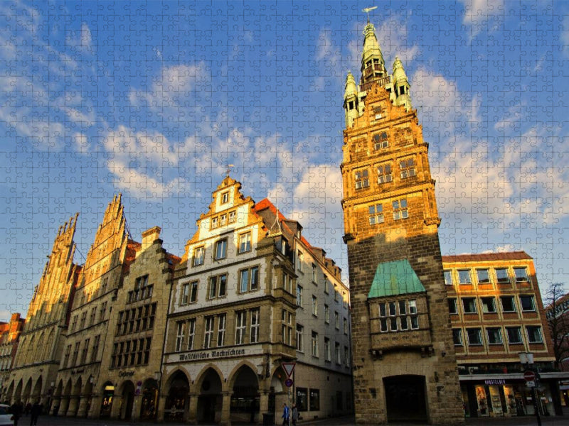 Das Stadthaus in Münster - CALVENDO Foto-Puzzle'